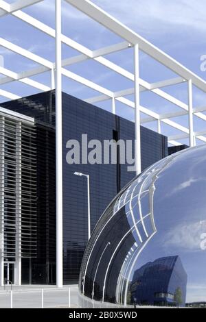 Architecture Moderne, Univiertel, Örestad, Amager, Copenhague, Danemark, Scandinavie, Banque D'Images