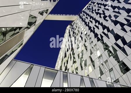 Hôtel Design Bella Sky, Örestad, Amager, Copenhague, Danemark, Banque D'Images
