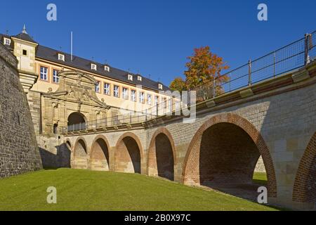 Citadelle De Petersberg À Erfurt, Thuringe, Allemagne, Banque D'Images