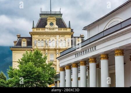 Ancien palais appelé Trinkhalle, point de repère principal à Bad Ischl dans Salzkammergut Banque D'Images