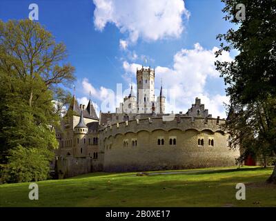 Château De Marienburg, Région Hanovre, Basse-Saxe, Allemagne, Banque D'Images