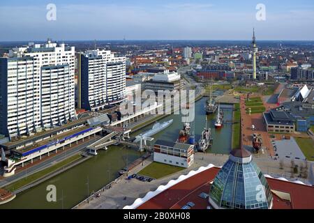 Columbus Center, Mediterraneo, Havenwelten, Bremerhaven, Bremen, Banque D'Images