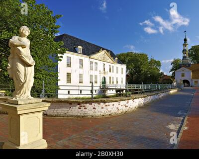 Norderburg, Dornum, Landkreis Aurich, Frise Orientale, Basse-Saxe, Allemagne, Banque D'Images