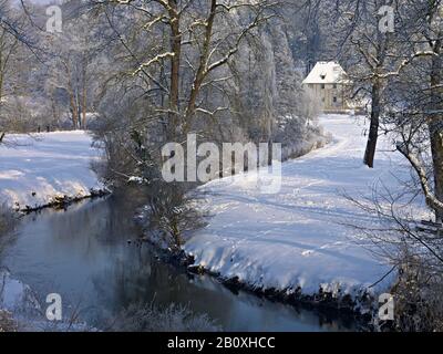 Maison de jardin de Goethe dans le Parc an der Ilm, Weimar, Thuringe, Banque D'Images