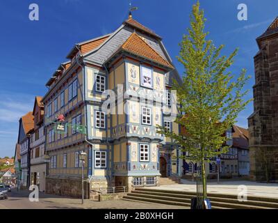 Musée Frau Holle Dans La "Vieille Mairie" À Hessisch Lichtenau, Werra-Meißner District, Northern Hesse, Allemagne, Banque D'Images