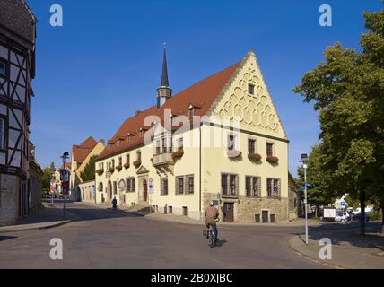 Hôtel de ville à Merseburg, Saxe-Anhalt, Allemagne, Banque D'Images