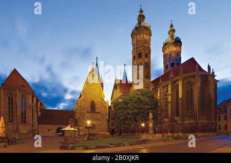 Cathédrale De Naumburg, Naumburg / Saale, Saxe-Anhalt, Allemagne, Banque D'Images
