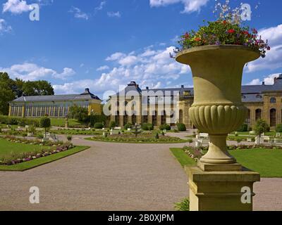 Orangery Au Château De Friedenstein À Gotha, Thuringe, Allemagne, Banque D'Images