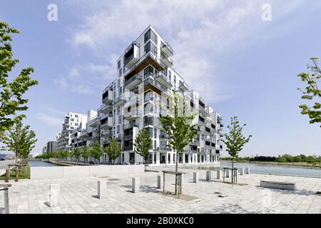 Architecture Moderne, Logement, Örestad, Île Amager, Copenhague, Danemark, Banque D'Images