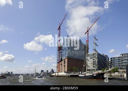 Elbphilonie, Hambourg, Allemagne, Banque D'Images