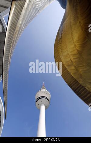 Hélice En Laiton, Neue Messe Hamburg, Hambourg, Allemagne, Banque D'Images