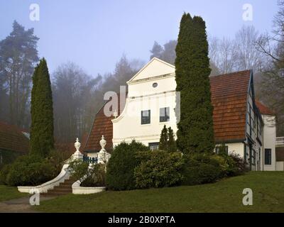 Barkenhoff, Heinrich Vogeler Haus, Worpswede, Basse-Saxe, Allemagne, Banque D'Images