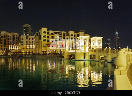 Souk Al Bahar, Dubaï, Émirats Arabes Unis, Banque D'Images