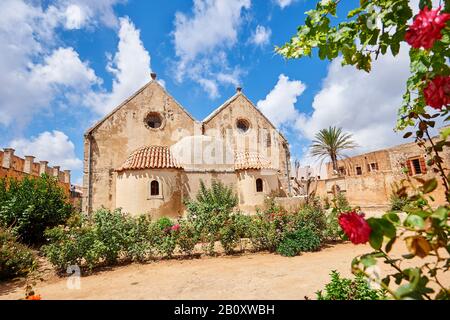 Monastère D'Arkadi, Grèce, Crète Banque D'Images