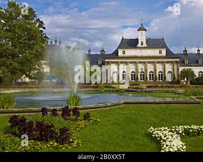 Château De Pilnitz Près De Dresde, Saxe, Allemagne, Banque D'Images