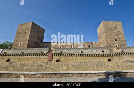 Castello Svevo Di Bari (Château De Bari), Italie Banque D'Images