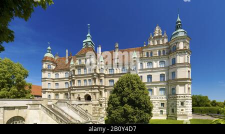 Château De Güstrow, Mecklembourg-Poméranie-Occidentale, Allemagne, Banque D'Images