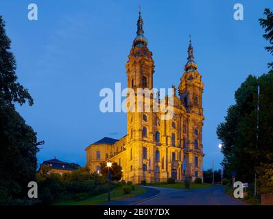 Basilique Vierzehnheiligen Près De Bad Staffelstein, Haute-Franconie, Bavière, Allemagne, Banque D'Images