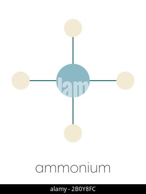 Cation d'ammonium, illustration Banque D'Images