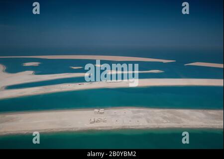 Parties Non Développées De L'Île De Palm Jebel Ali, Dubaï, Émirats Arabes Unis, Banque D'Images