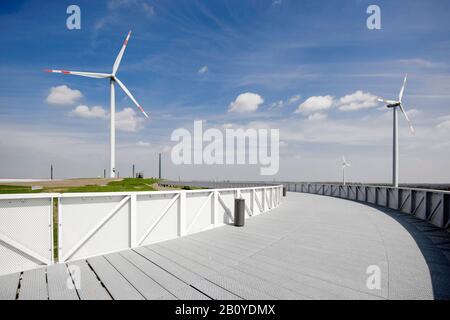 Höhenwanderweg, Energieberg, Georgswerder, Hambourg, Allemagne, Banque D'Images