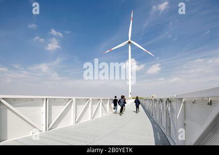 Höhenwanderweg, Energieberg, Georgswerder, Hambourg, Allemagne, Banque D'Images