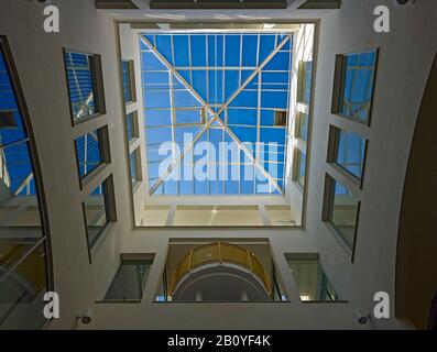 Cour intérieure de l'Amthorpassage à Gera, Thuringe, Allemagne, Banque D'Images