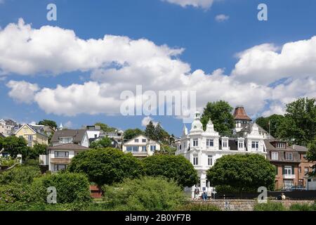 Strandhotel Blankenese, Strandweg, Blankenese, Elbe, Quartier Altona, Banlieue D'Elbe, Ville Hanséatique De Hambourg, Allemagne, Banque D'Images