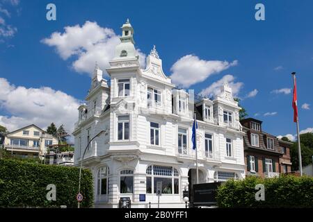 Strandhotel Blankenese, Strandweg, Blankenese, Elbe, Quartier Altona, Banlieue D'Elbe, Ville Hanséatique De Hambourg, Allemagne, Banque D'Images