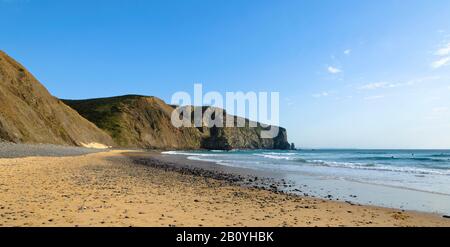 Plage D'Arifana, Algarve, Portugal, Banque D'Images