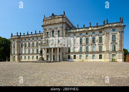 Palais Baroque Ludwigslust, Comté De Ludwigslust-Parchim, Mecklembourg-Poméranie-Occidentale, Allemagne, Banque D'Images