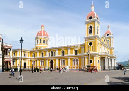 Cathédrale De Grenade, Nicaragua, Amérique Centrale, Banque D'Images