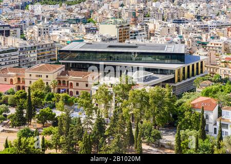 Musée de l'Acropole Athènes dans la banlieue de Makrygianni, Athènes, Grèce Banque D'Images