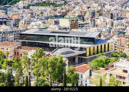 Musée de l'Acropole dans la banlieue de Makrygianni, Athènes, Grèce Banque D'Images