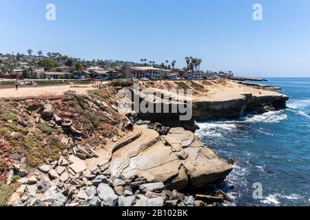 La Jolla Dream Beach, la Jolla Beach, San Diego, Californie, États-Unis Banque D'Images