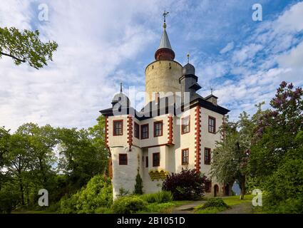 Château Posterstein dans le Sprottal supérieur, Lk. Altenburg, Thuringe, Allemagne Banque D'Images