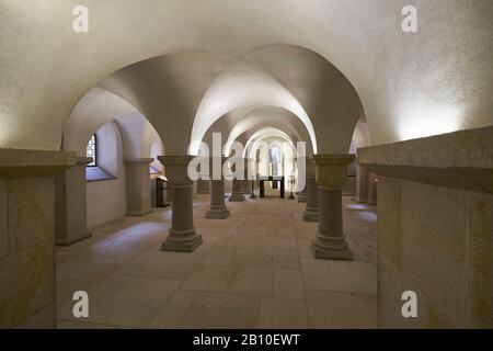 Crypte dans la Mariendom à Hildesheim, Basse-Saxe, Allemagne Banque D'Images