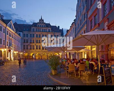 Nouvelle mairie de l'Untermarkt de Goerlitz, Saxe, Allemagne Banque D'Images