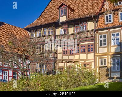 Maison de Werner à Hinteren Brühl à Hildesheim, Basse-Saxe, Allemagne Banque D'Images