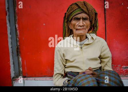 Femme Du Timor Occidental, Indonésie Banque D'Images