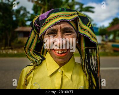 Femme Du Timor Occidental, Indonésie Banque D'Images