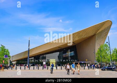 Gare centrale de Rotterdam, Pays-Bas Banque D'Images