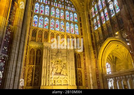 Abbaye,Abbaye,Sherborne Abbey,lieu,de,culte,Eglise,Eglise,Sherborne,marché,ville,dans,Dorset,sud-ouest,Angleterre,Anglais,Grande,Bretagne,GB,Royaume-Uni, Banque D'Images