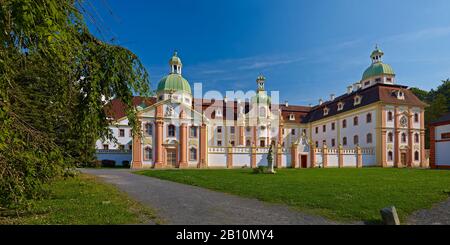 Abbaye De Saint-Marienthal Près D'Ostritz, Lauritz, Saxe, Allemagne Banque D'Images