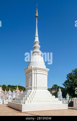 Chedi de Wat Phra Singh temple complexe, Chiang Mai, Thaïlande Banque D'Images