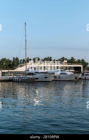 Port Blanc Marina, Palma, Majorque, Iles Baléares, Méditerranée, Espagne, Europe Banque D'Images