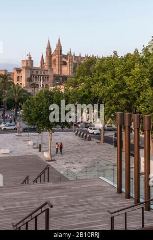 Port Blanc Marina, Palma, Majorque, Iles Baléares, Méditerranée, Espagne, Europe Banque D'Images