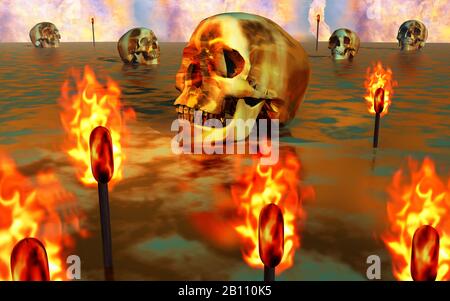 Hell ' s Angels Banque D'Images