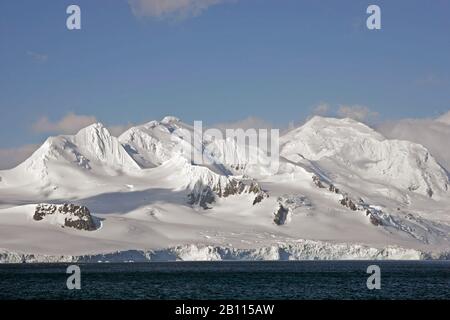 Île Half Moon, Antarctique, Îles Shetland Banque D'Images