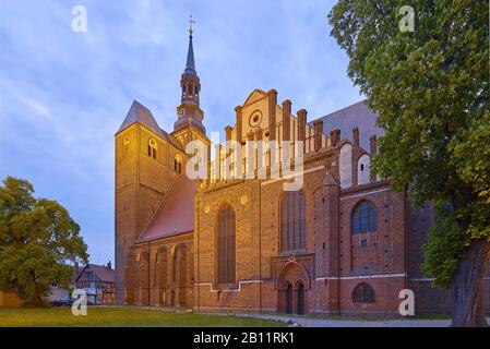 Église Saint-Stephan À Tangermünde, Saxe-Anhalt, Allemagne Banque D'Images